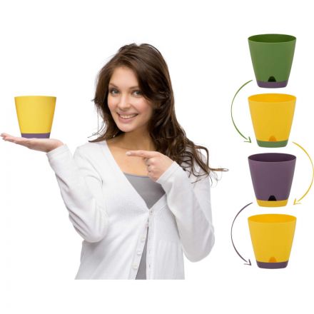 Горшок для цветов AMSTERDAM D 250mm/8l Морозная слива ING6202МС Горшок для цветов AMSTERDAM D 250mm/8l Морозная слива ING6202МС