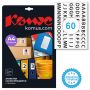 Этикетки самоклеящиеся Promega label (Комус) Английский алфавит 39х23.5 мм 60 штук на листе белые (20 листов в упаковке) Этикетки самоклеящиеся Promega label (Комус) Английский алфавит 39х23.5 мм 60 штук на листе белые (20 листов в упаковке)