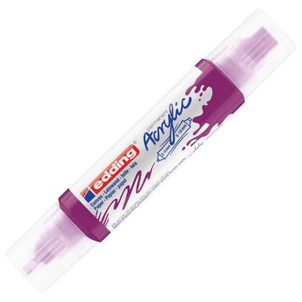 Маркер акриловый двусторонний 3D Edding 5400/910.2-3, 5-10мм.Ягодный/Berry Маркер акриловый двусторонний 3D Edding 5400/910.2-3, 5-10мм.Ягодный/Berry