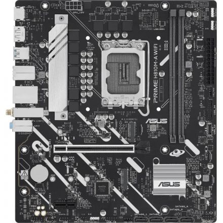 Материнская плата ASUS PRIME H810M-A WIFI, LGA1851, B810, 2xDDR5, mATX Материнская плата ASUS PRIME H810M-A WIFI, LGA1851, B810, 2xDDR5, mATX