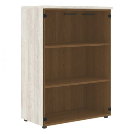 Шкаф со стеклянными дверьми и топом XMC 85.2 Сосна Эдмонт 856х432х1190 Шкаф со стеклянными дверьми и топом XMC 85.2 Сосна Эдмонт 856х432х1190