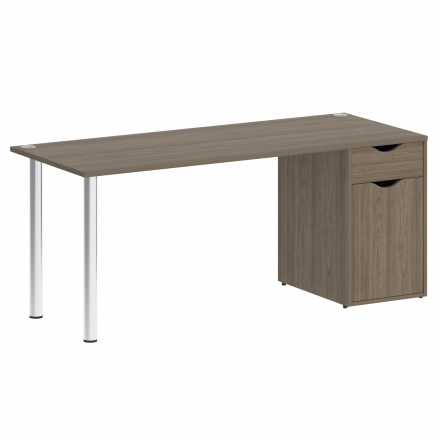 Home Office Стол письменный VR.SP-3-178.1 Вяз/Хром опоры 1780*720*750