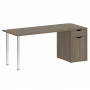 Home Office Стол письменный VR.SP-3-178.1 Вяз/Хром опоры 1780*720*750