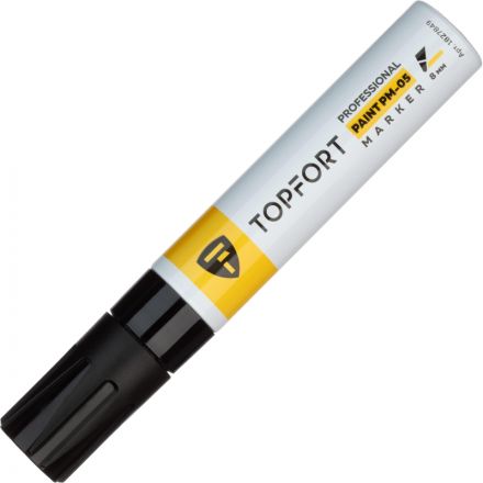 Маркер лаковый TOPFORT Paint 8 мм черный