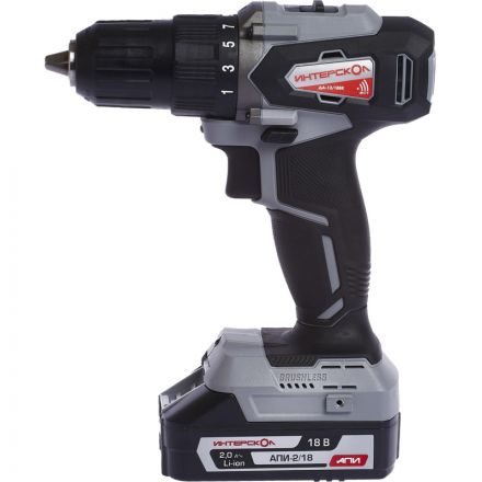 Дрель-шуруповерт аккумуляторная ИНТЕРСКОЛ ДА-13/18ВК 2АКБ(2Ач) 575.2.2.70 Дрель-шуруповерт аккумуляторная ИНТЕРСКОЛ ДА-13/18ВК 2АКБ(2Ач) 575.2.2.70