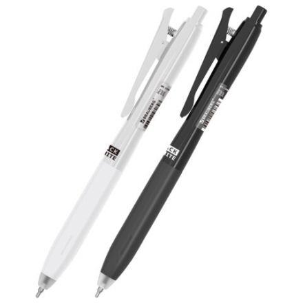 Ручка шариковая автоматическая С УДЛИНЕННЫМ ГРИПОМ BRAUBERG "BLACK & WHITE", СИНЯЯ, пишущий узел 0,5 мм, линия письма 0,35 мм, 144462 Ручка шариковая автоматическая С УДЛИНЕННЫМ ГРИПОМ BRAUBERG "BLACK & WHITE", СИНЯЯ, пишущий узел 0,5 мм, линия письма 0,35 мм, 144462
