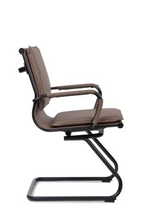 Кресло Хьюго RCH 6003-3SEB Коричневый/Металл Черный Кресло Хьюго RCH 6003-3SEB Коричневый/Металл Черный