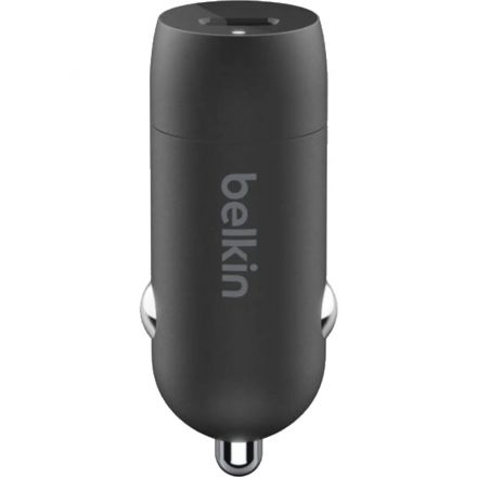 Зарядное устройство Belkin (CCA004btBK) авто BoostCharge USB-C PD 30W черн