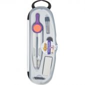 Готовальня №1School 5 пр/наб циркуль 120мм фиолетов/роз пласт.пенал S50005 Готовальня №1School 5 пр/наб циркуль 120мм фиолетов/роз пласт.пенал S50005