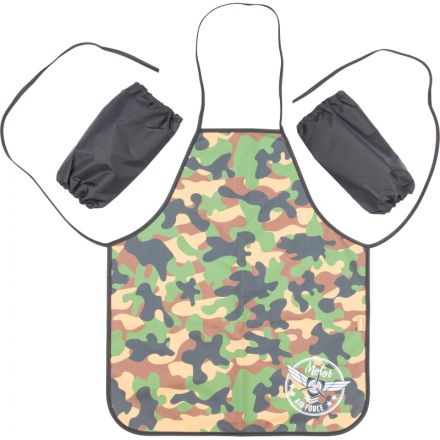 Фартук для труда №1 School Military, нарукавники,535x445 мм,ФН 41-20 Фартук для труда №1 School Military, нарукавники,535x445 мм,ФН 41-20