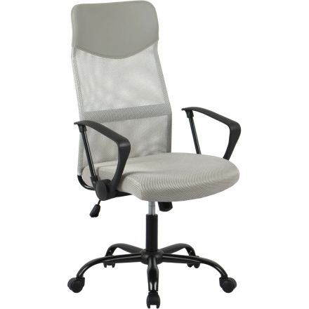 Кресло BN_Hg_EChair-588 TTW сетка/ткань/кожзам бежевый хром Кресло BN_Hg_EChair-588 TTW сетка/ткань/кожзам бежевый хром