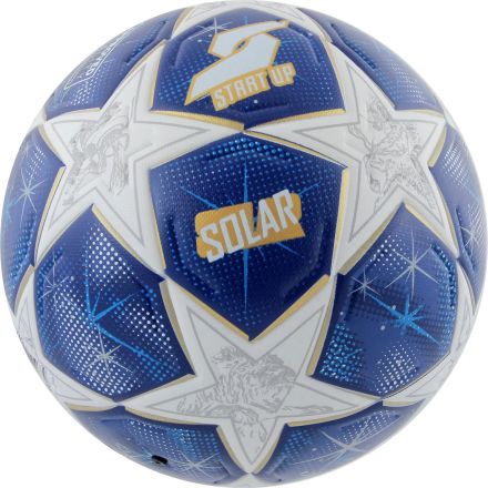 Мяч футбольный Start Up Solar white/blue, р5, пу, 371783