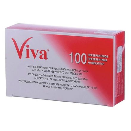 Презервативы для УЗИ VIVA, комплект 100 шт., без накопителя, гладкие, без смазки, 210х28 мм, 108020021 Презервативы для УЗИ VIVA, комплект 100 шт., без накопителя, гладкие, без смазки, 210х28 мм, 108020021