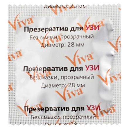 Презервативы для УЗИ VIVA, комплект 100 шт., без накопителя, гладкие, без смазки, 210х28 мм, 108020021 Презервативы для УЗИ VIVA, комплект 100 шт., без накопителя, гладкие, без смазки, 210х28 мм, 108020021
