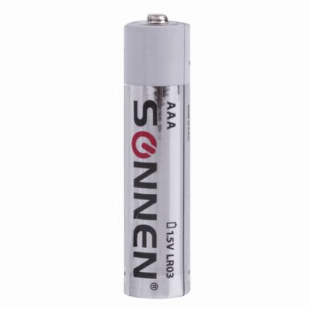 Батарейки КОМПЛЕКТ 2 шт., SONNEN Alkaline, AAA (LR03, 24А), алкалиновые, мизинчиковые, блистер, 451087 Батарейки КОМПЛЕКТ 2 шт., SONNEN Alkaline, AAA (LR03, 24А), алкалиновые, мизинчиковые, блистер, 451087
