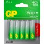 Батарейка GP Super AA/LR6 15A6/4-2CR10 10шт/уп (6+4)
