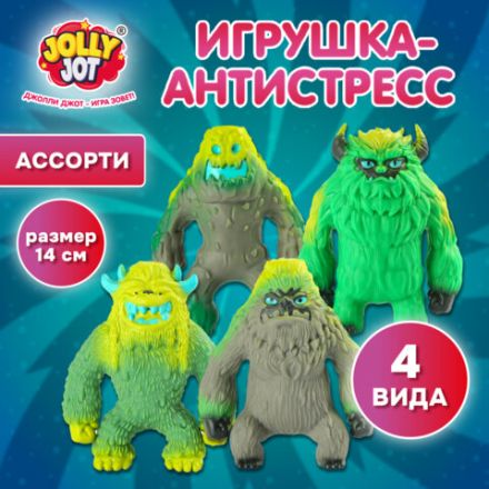 Игрушка-антистресс "ЛЕСНОЙ МОНСТР", 14 см, ассорти 4 вида, JOLLY JOT (ДЖОЛЛИ ДЖОТ), 665779 Игрушка-антистресс "ЛЕСНОЙ МОНСТР", 14 см, ассорти 4 вида, JOLLY JOT (ДЖОЛЛИ ДЖОТ), 665779