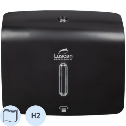 Диспенсер для полотенец лист Luscan Prof Etalon Z-слож черный 151060 Диспенсер для полотенец лист Luscan Prof Etalon Z-слож черный 151060