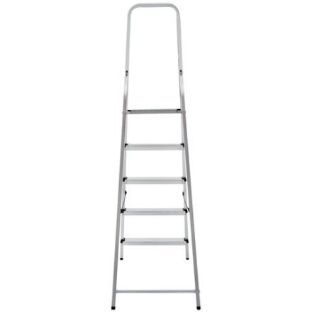 Стремянка алюминиевая 5 ступеней, высота площадки 1,04м, дуга безопасности 0,6м, площадка 26х26см, до 150кг, вес 4кг, НОВАЯ ВЫСОТА, 1110105 Стремянка алюминиевая 5 ступеней, высота площадки 1,04м, дуга безопасности 0,6м, площадка 26х26см, до 150кг, вес 4кг, НОВАЯ ВЫСОТА, 1110105