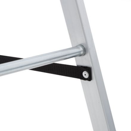 Стремянка алюминиевая 5 ступеней, высота площадки 1,04м, дуга безопасности 0,6м, площадка 26х26см, до 150кг, вес 4кг, НОВАЯ ВЫСОТА, 1110105 Стремянка алюминиевая 5 ступеней, высота площадки 1,04м, дуга безопасности 0,6м, площадка 26х26см, до 150кг, вес 4кг, НОВАЯ ВЫСОТА, 1110105