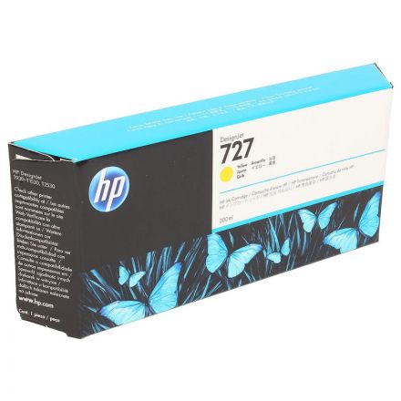 Картридж струйный HP 727 F9J78A жел. для DJ T1500/1530/920/930/2530