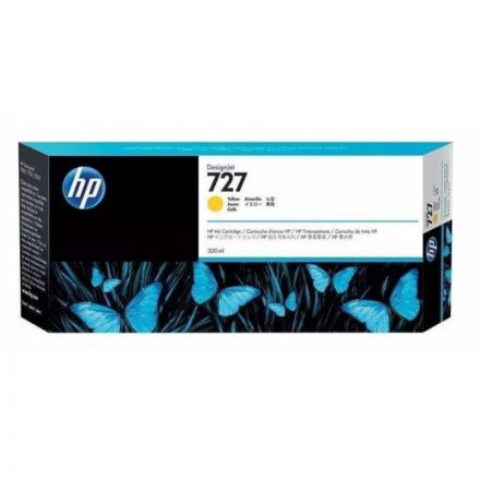 Картридж струйный HP 727 F9J78A жел. для DJ T1500/1530/920/930/2530