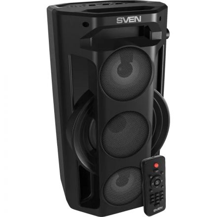 Акустическая система Sven PS-680, 2x32.5Вт, FM/USB/microSD, LED пульт,аккум