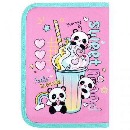 Пенал ПИФАГОР, 1 отделение, 2 откидные планки, полиэстер, 20х14 см, "Sweet mood", 272288 Пенал ПИФАГОР, 1 отделение, 2 откидные планки, полиэстер, 20х14 см, "Sweet mood", 272288
