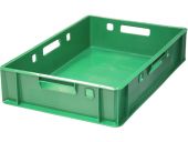 Ящик мясной Е1 сплошной 600х400х120 зеленый Ящик мясной Е1 сплошной 600х400х120 зеленый