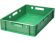 Ящик мясной Е1 сплошной 600х400х120 зеленый