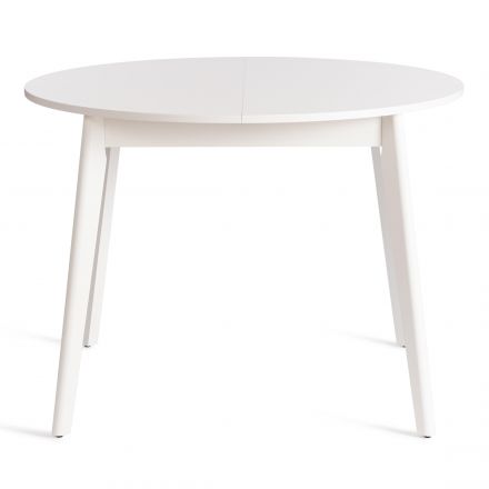 Стол Tetchair обеденный SVELTO ЛДСП, опора-массив березы, 105 х 105 (140) х 74.5 см, Белый /белый Стол Tetchair обеденный SVELTO ЛДСП, опора-массив березы, 105 х 105 (140) х 74.5 см, Белый /белый