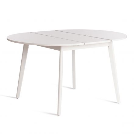 Стол Tetchair обеденный SVELTO ЛДСП, опора-массив березы, 105 х 105 (140) х 74.5 см, Белый /белый Стол Tetchair обеденный SVELTO ЛДСП, опора-массив березы, 105 х 105 (140) х 74.5 см, Белый /белый