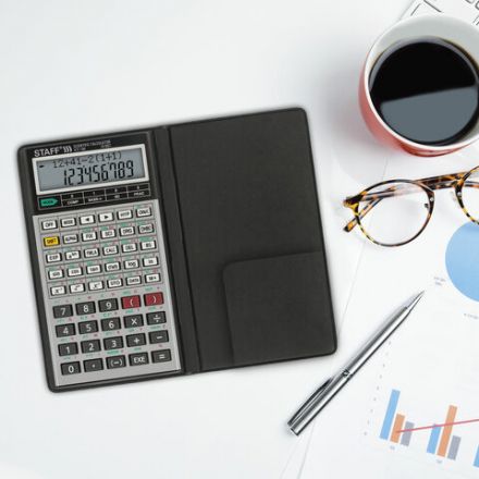 Калькулятор инженерный STAFF STF-169 (143х78 мм), 242 функции, 10+2 разрядов, 250138 Калькулятор инженерный STAFF STF-169 (143х78 мм), 242 функции, 10+2 разрядов, 250138