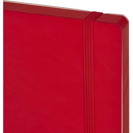 Ежедневник недатированный ATTACHE FLEX красный А5, 136 л. бежевый блок