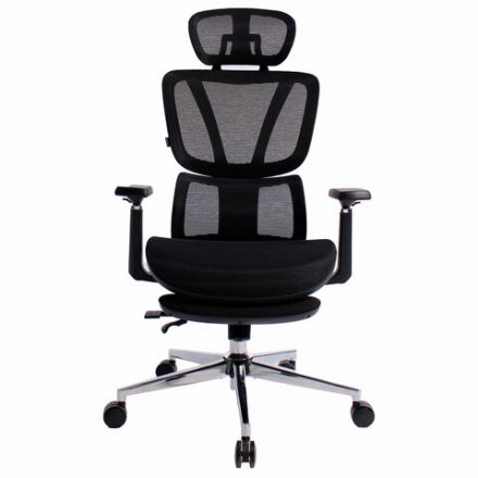 Кресло BRABIX PREMIUM "Evolution ER-700", подножка, слайдер, синхромеханизм, сетка, черное, 532947 Кресло BRABIX PREMIUM "Evolution ER-700", подножка, слайдер, синхромеханизм, сетка, черное, 532947