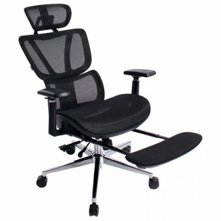 Кресло BRABIX PREMIUM "Evolution ER-700", подножка, слайдер, синхромеханизм, сетка, черное, 532947 Кресло BRABIX PREMIUM "Evolution ER-700", подножка, слайдер, синхромеханизм, сетка, черное, 532947