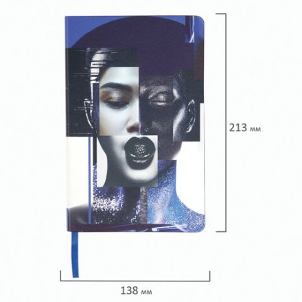 Ежедневник недатированный А5 (138х213 мм), BRAUBERG VISTA, под кожу, гибкий, 136 л., "Vogue", 112003 Ежедневник недатированный А5 (138х213 мм), BRAUBERG VISTA, под кожу, гибкий, 136 л., "Vogue", 112003