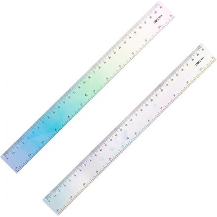 Линейка 30 см Deli EH654, пластик, цвет в ассортименте Линейка 30 см Deli EH654, пластик, цвет в ассортименте