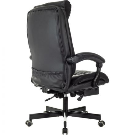 Кресло VB_EChair 624 PU PM черный эко.кожа подст.для ног Кресло VB_EChair 624 PU PM черный эко.кожа подст.для ног