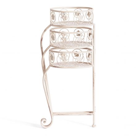 Цветочница Secret de Maison Трио/Trio (мод.PL08-9998) металл, 31х23х60см, античный белый
