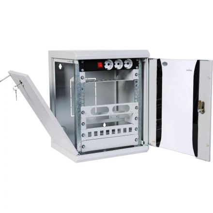 Шкаф настенный телеком. ЦМО 10 8U, (320х255) 420x320x305 (ШРН-8.255-10) Шкаф настенный телеком. ЦМО 10 8U, (320х255) 420x320x305 (ШРН-8.255-10)