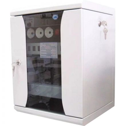 Шкаф настенный телеком. ЦМО 10 8U, (320х255) 420x320x305 (ШРН-8.255-10) Шкаф настенный телеком. ЦМО 10 8U, (320х255) 420x320x305 (ШРН-8.255-10)