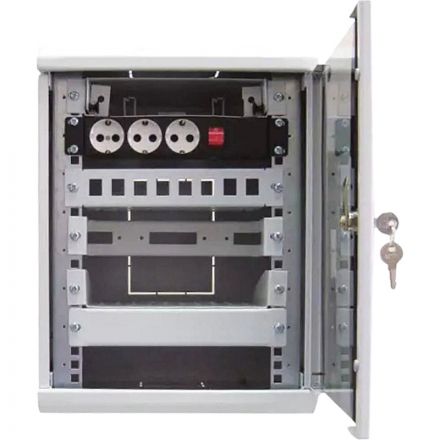 Шкаф настенный телеком. ЦМО 10 8U, (320х255) 420x320x305 (ШРН-8.255-10) Шкаф настенный телеком. ЦМО 10 8U, (320х255) 420x320x305 (ШРН-8.255-10)