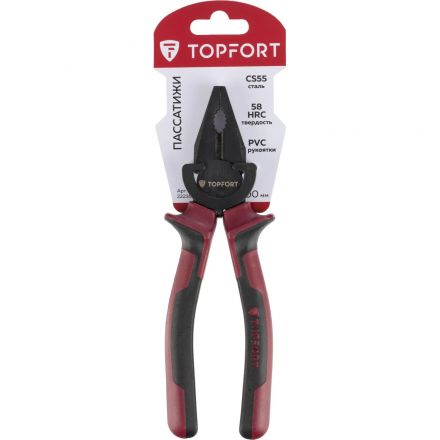 Пассатижи 200мм/8 Topfort Basic
