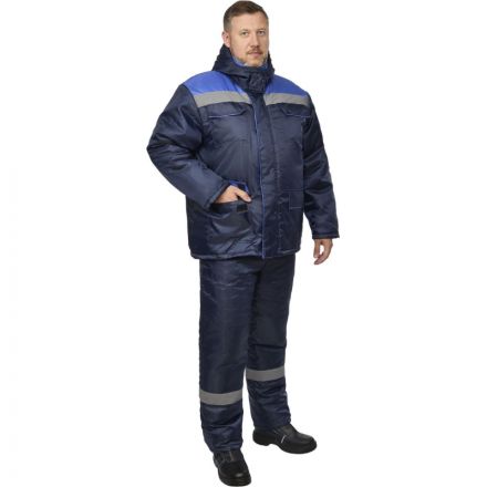 Костюм рабочий зимний муж з12-КПК с СОП син/вас оксф 48-50/182-188 Костюм рабочий зимний муж з12-КПК с СОП син/вас оксф 48-50/182-188