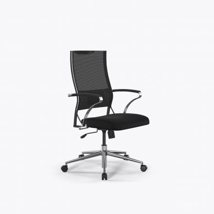 Кресло Sit Air-180 B2-290K - YP99+UMF(X1) /Km00/Wh00/K15cL(M09.B23.G18.W01) Черный