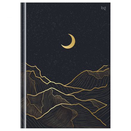 Бизнес-блокнот А5, 80л., евроформат, BG "Лунный свет", матовая ламинация, тиснение фольгой