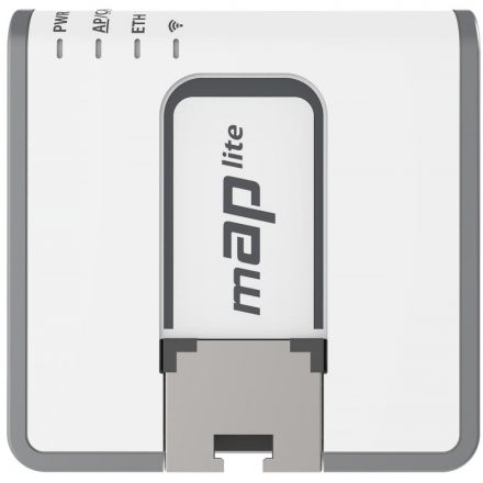Маршрутизатор Wi-fi MikroTik mAP lite RBmAPL-2nD, N300,USB,PoE