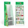 Стойка напольная BRAUBERG KIDS, 180х60х40 см, 3 полки, 16 крючков, 505973