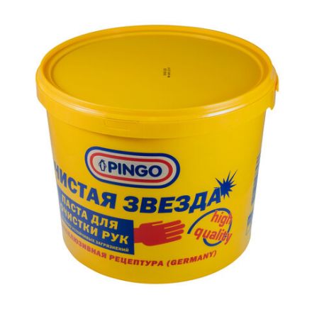 Паста очищающая средство для рук, 5 л, PINGO (Пинго), ЧИСТАЯ ЗВЕЗДА, от самых стойких загрязнений, банка, 85010-12